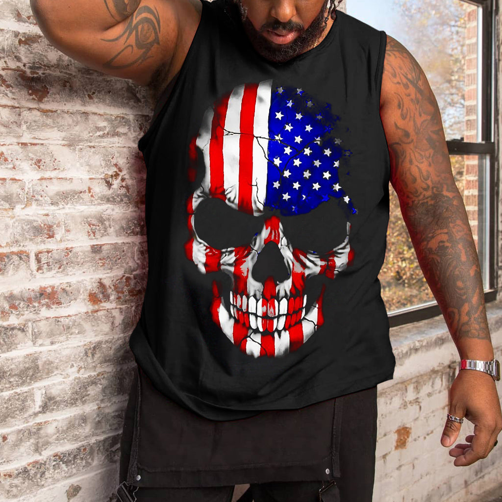 Big & Tall Graphic Tank Top for big men view 2