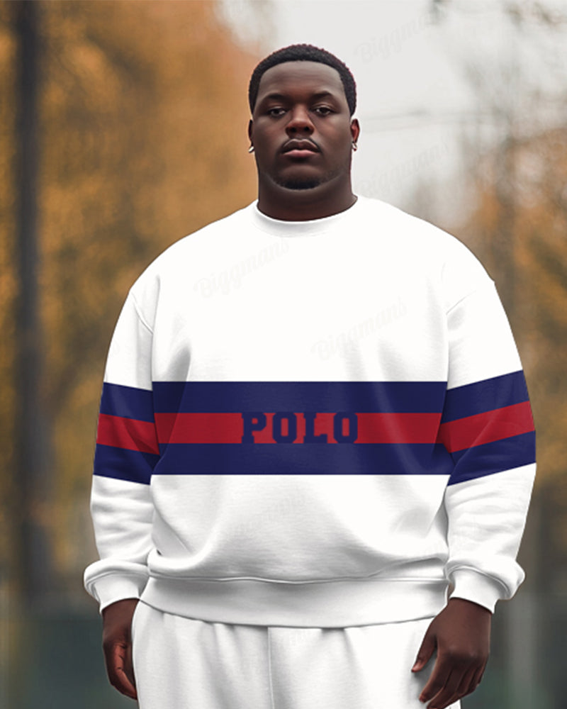 Big & Tall Athletic Two-piece Set for big men view 2