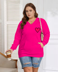 Big & Tall Red Graffiti Streetwear Men's Clothing for big men view 1