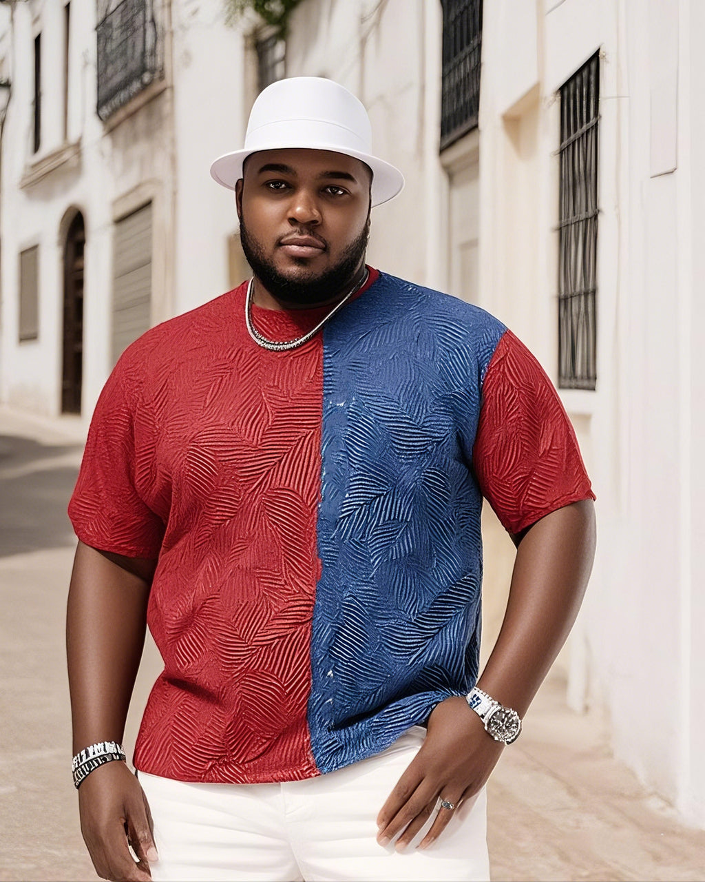 Big & Tall Colorblock T-Shirt for big men view 1