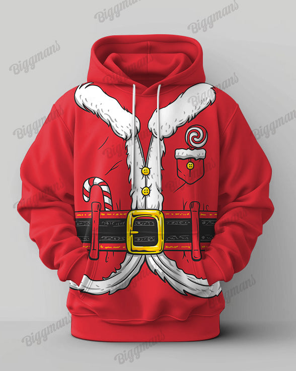 Big & Tall Graphic Graffiti Hoodie for big men view 3
