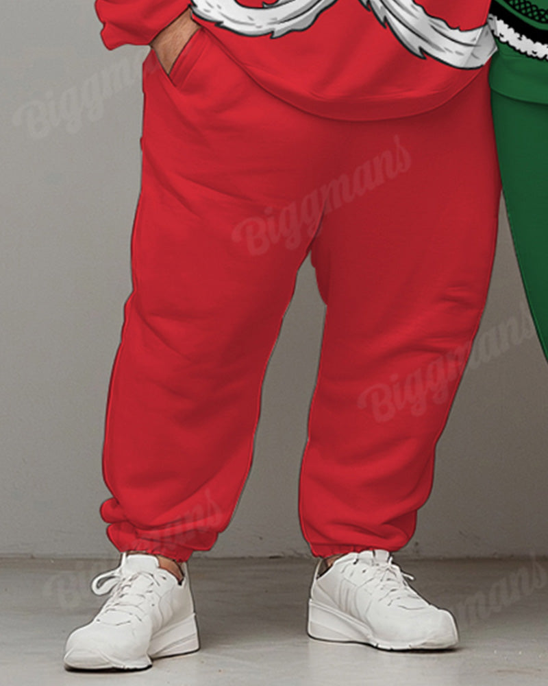 Big & Tall Streetwear Two-piece Set for big men view 3