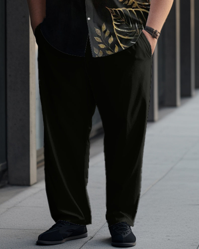 Big & Tall T-Shirt Pants Set for big men view 3
