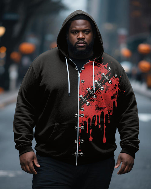 Big & Tall Graphic Hoodie for big men view 1