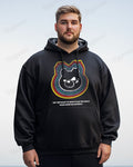 Big & Tall Graphic Hoodie Sweatpants Set for big men view 3
