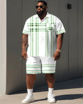 Big & Tall Plaid Graphic Jeans for big men view 1
