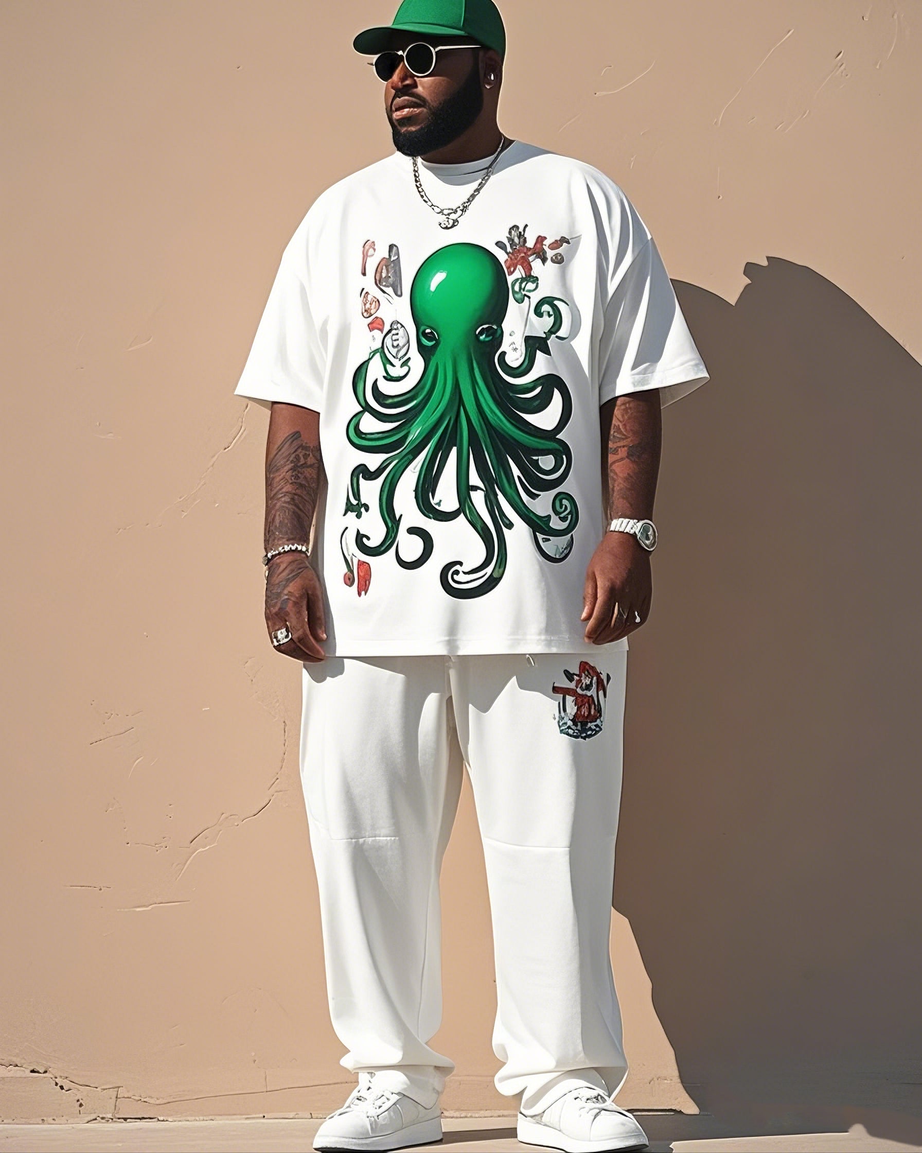 Big & Tall Graphic Two-piece Set for big men view 1