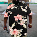 Big & Tall Floral T-Shirt for big men