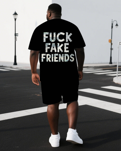 Big & Tall Graphic Two-piece Set for big men view 1