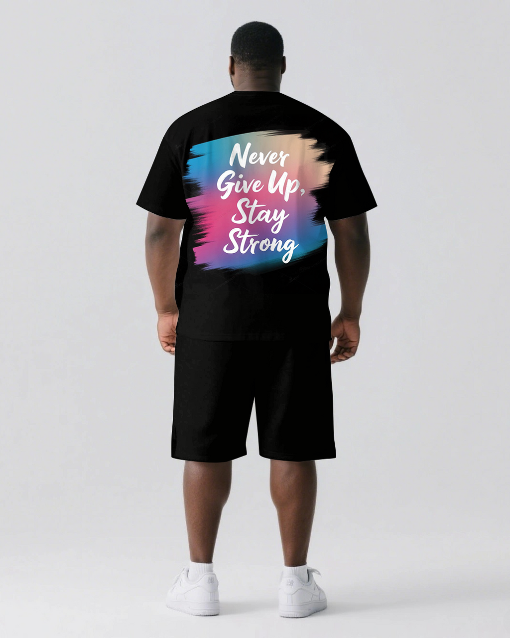 Big & Tall Graphic Two-piece Set for big men view 1