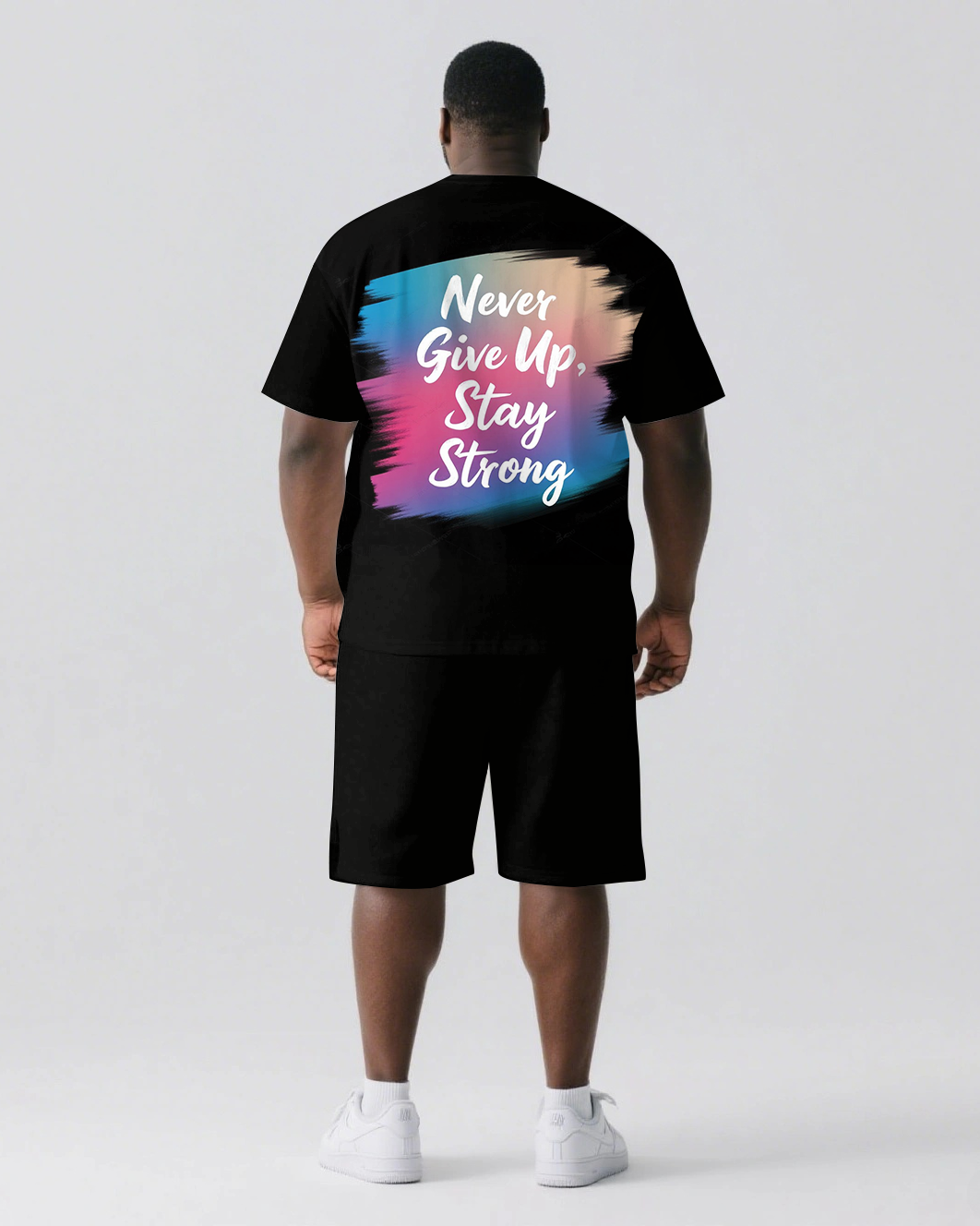 Big & Tall Graphic Two-piece Set for big men view 1