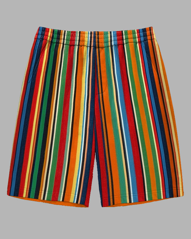 Big & Tall Striped Shorts for big men