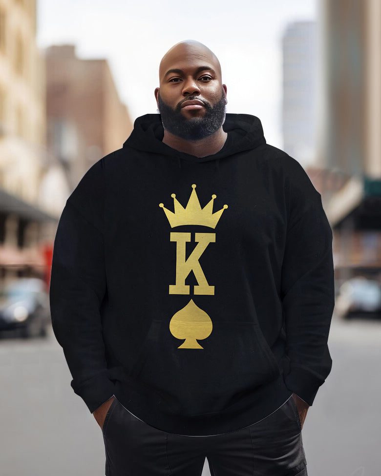 Big & Tall Graphic Hoodie for big men