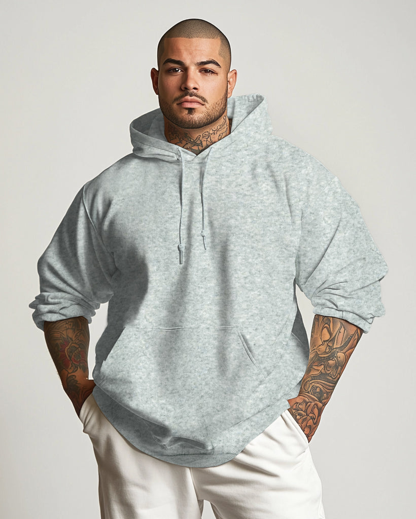 Big & Tall Men's Oversized Cotton Hoodie view 5