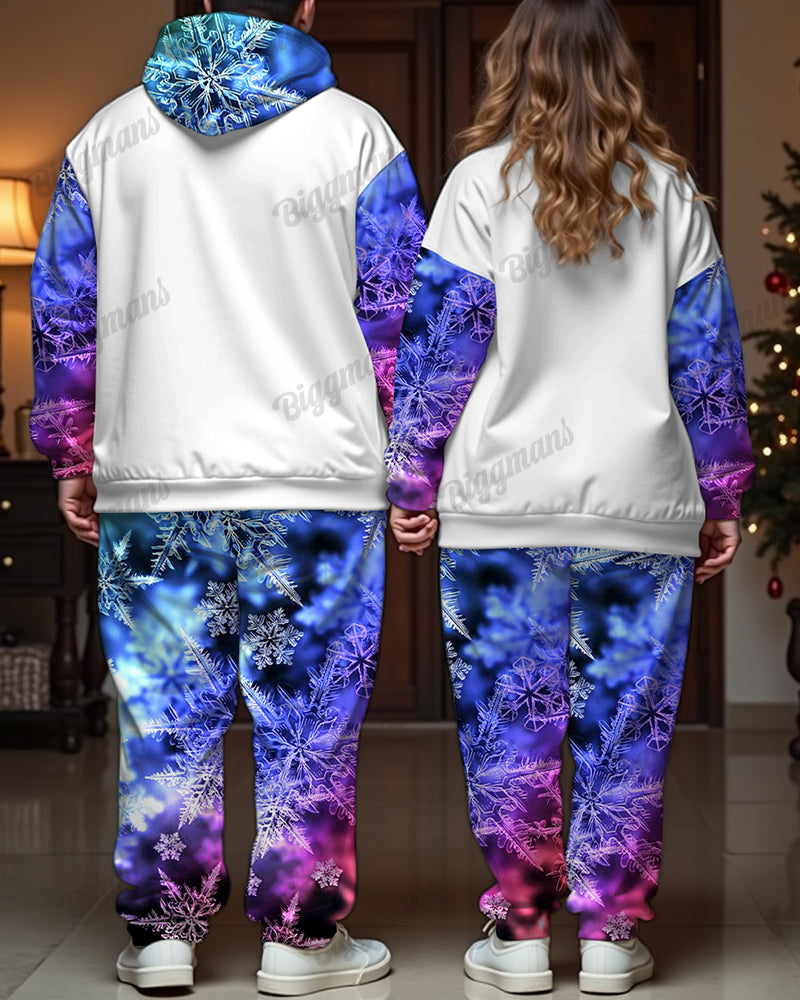 Big & Tall Hoodie Sweatpants Set for big men view 2