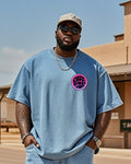 Big & Tall Denim Washed T-Shirt for big men