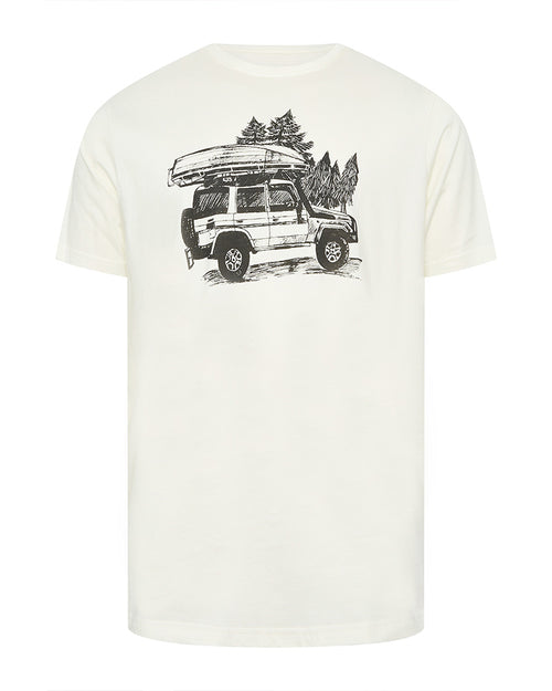 Big & Tall White Graphic T-Shirt for big men view 1
