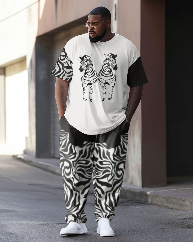 Big & Tall Streetwear Two-piece Set for big men view 1
