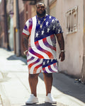 Big & Tall Graphic Two-piece Set for big men view 1