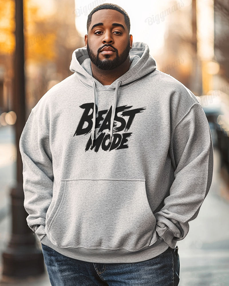 Big & Tall Graphic Hoodie for big men view 5