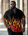 Big & Tall Streetwear Short Sleeve Shirt for big men