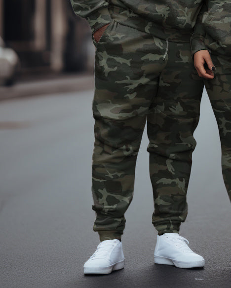 Big & Tall Camouflage Hoodie for big men view 4