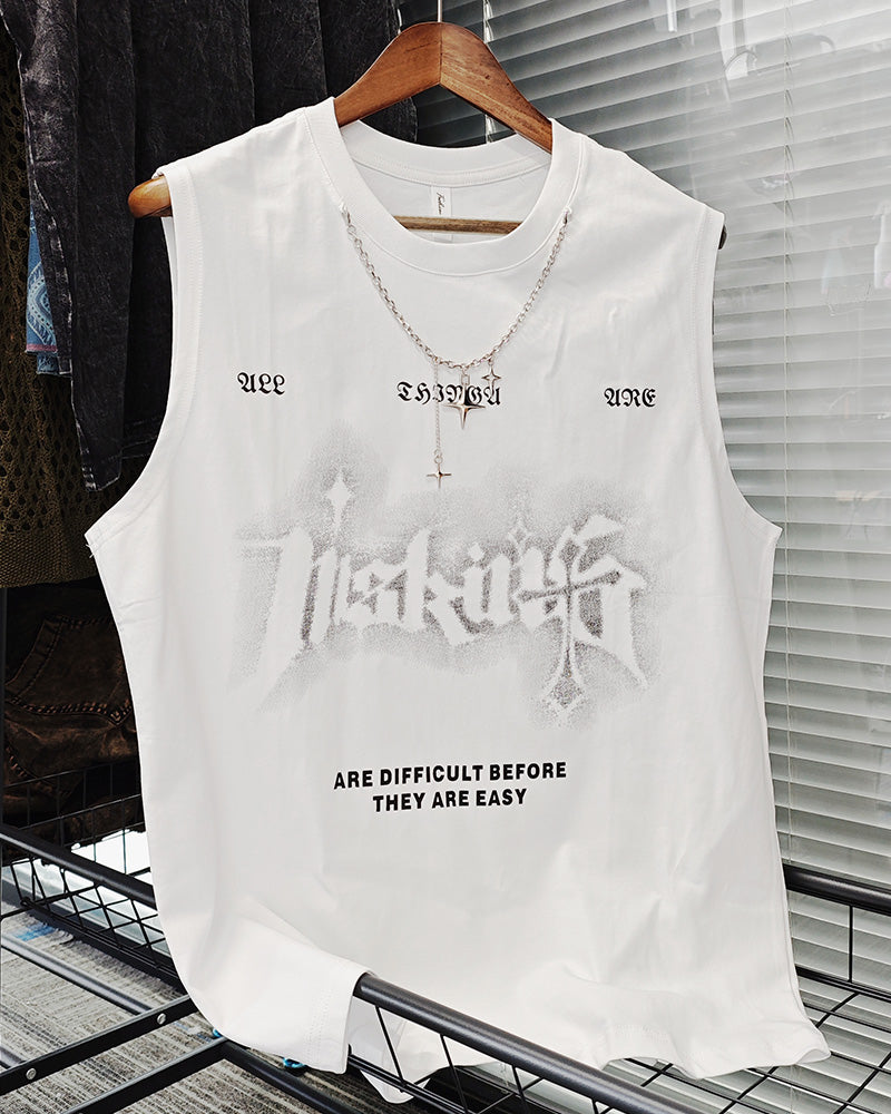 Big & Tall White Graphic Streetwear Men's Clothing for big men view 1