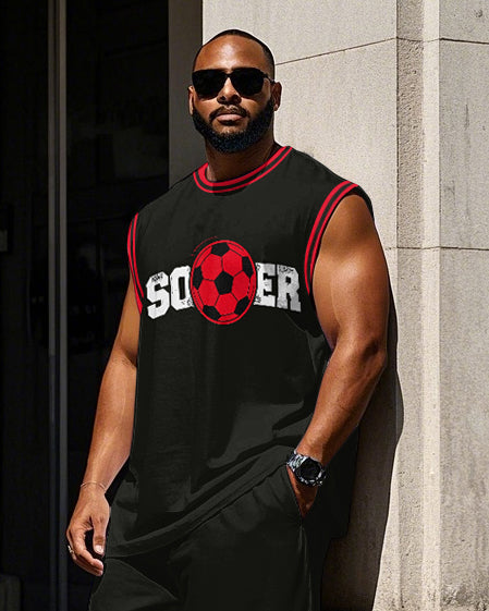Big & Tall Graphic Two-piece Set for big men view 2