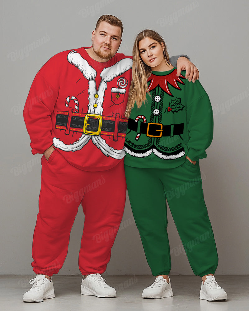 Big & Tall Streetwear Two-piece Set for big men view 1