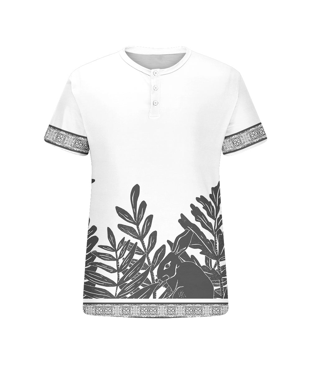 Big & Tall Hawaiian Graphic T-Shirt for big men view 4