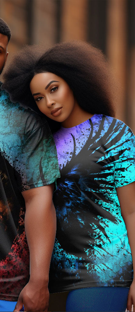 Big & Tall Splash Ink T-Shirt for big men view 3
