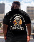 Big & Tall Streetwear Skull T-Shirt for big men view 1