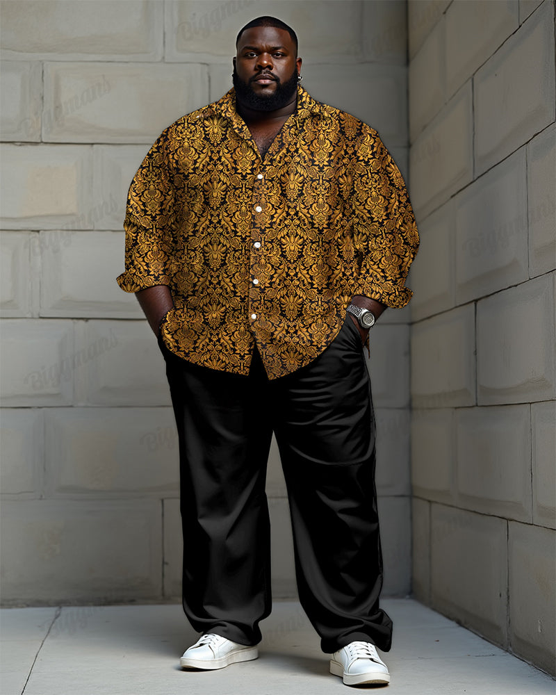 Big & Tall Vintage Two-piece Set for big men view 1