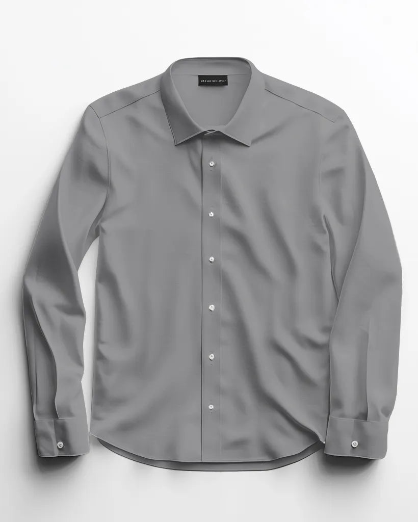 Big & Tall Solid Color Shirt Pants Set for big men view 15