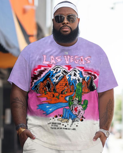 Big & Tall Skull Two-piece Set for big men view 2