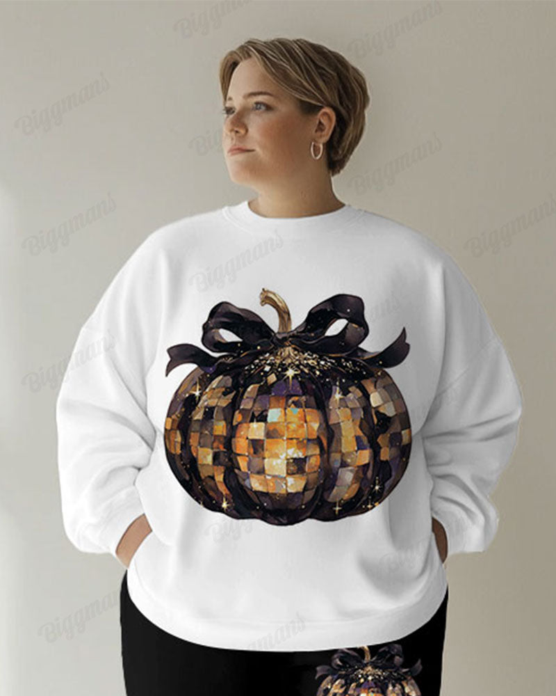 Big & Tall Graphic Hoodie Sweatpants Set for big men view 2