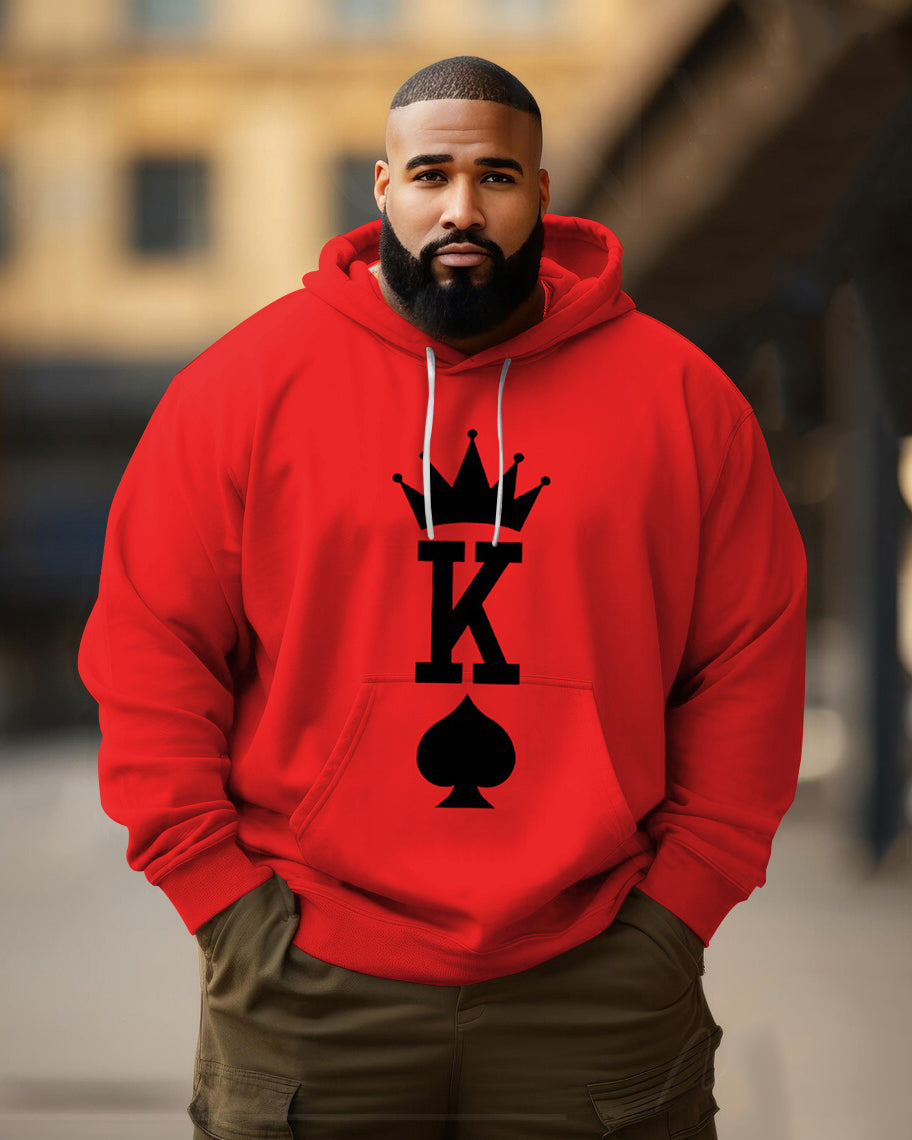 Big & Tall Graphic Hoodie for big men