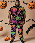 Big & Tall Graphic T-Shirt Pants Set for big men view 1