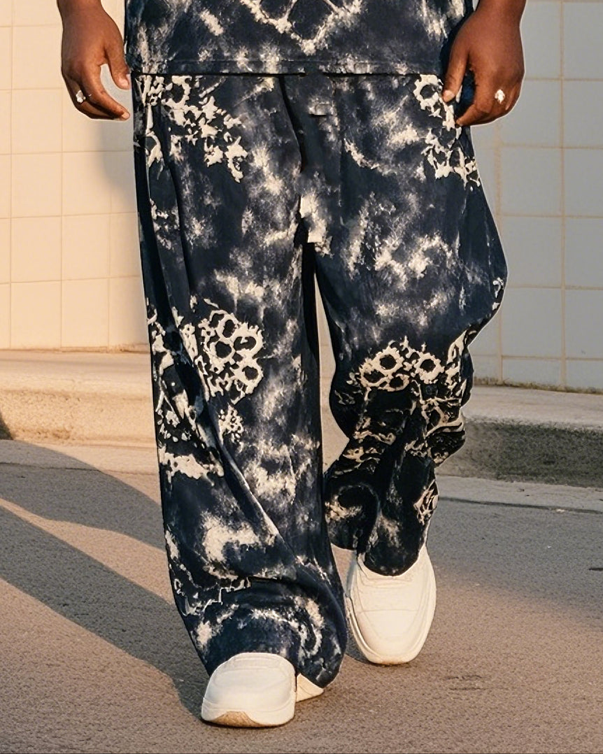 Big & Tall Streetwear Vest Pants Set for big men view 3