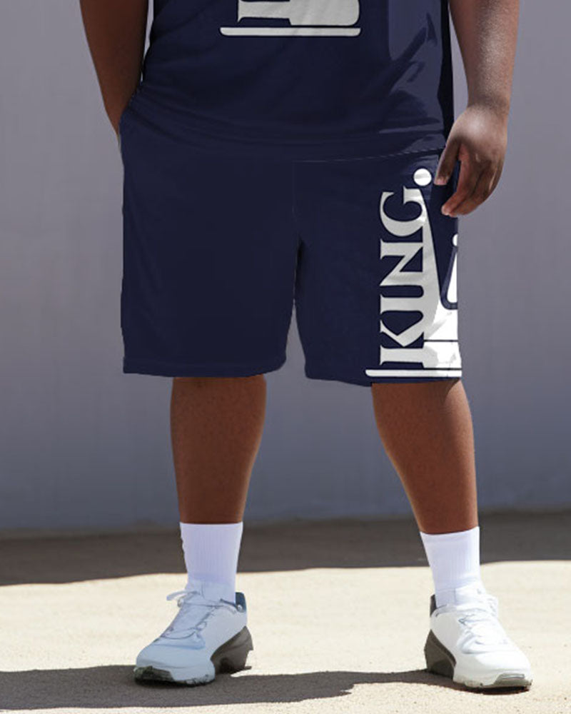 Big & Tall Graphic Athletic Tank Top for big men view 4