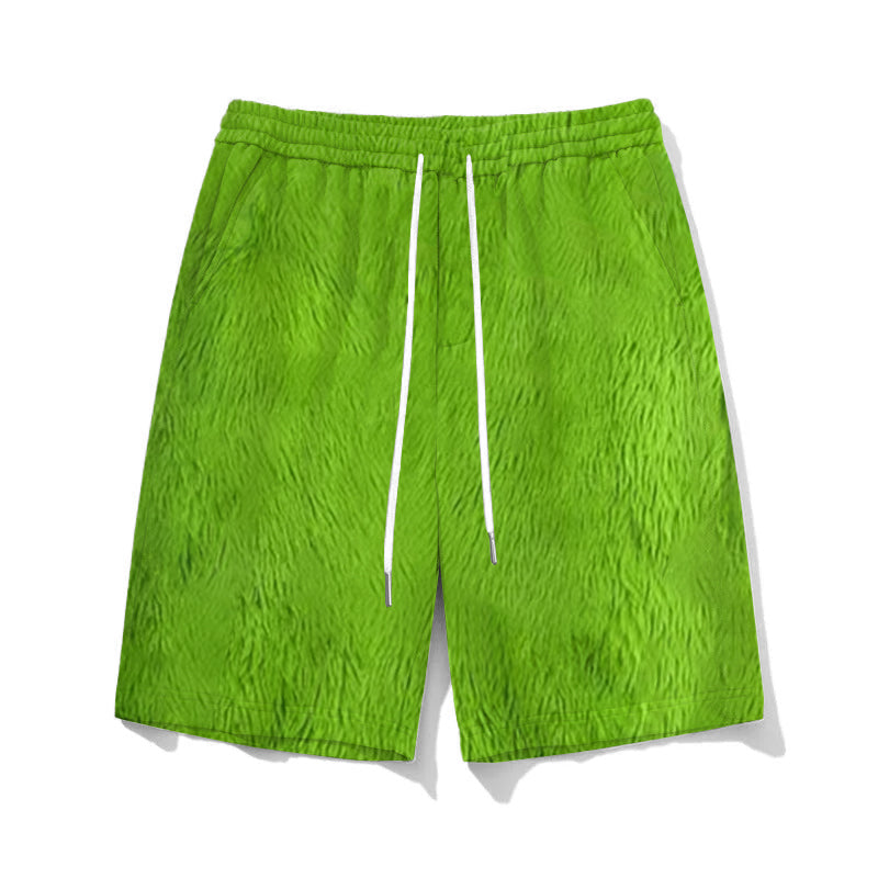Big & Tall Streetwear T-Shirt Shorts Set for big men view 3