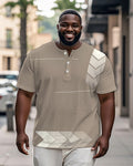 Big & Tall Geometric Graphic T-Shirt for big men view 1