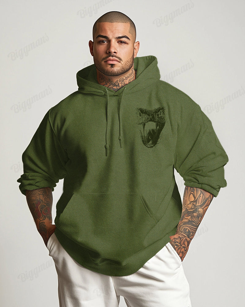 Big & Tall Graphic Hoodie for big men view 6