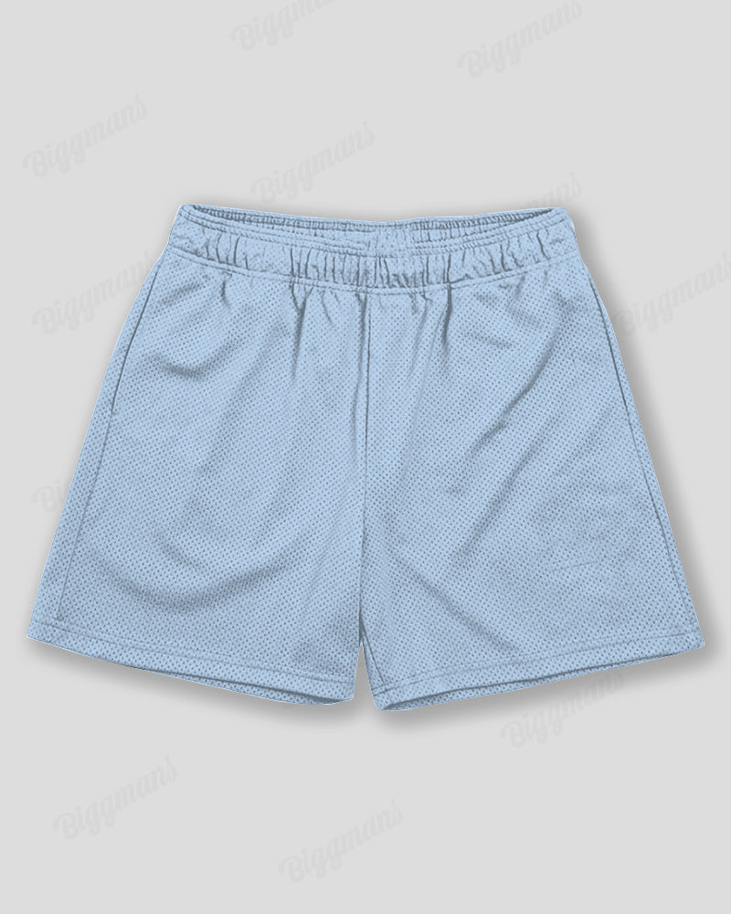 Big & Tall Solid Color Athletic Shorts for big men view 7