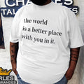 Big & Tall Graphic T-Shirt for big men