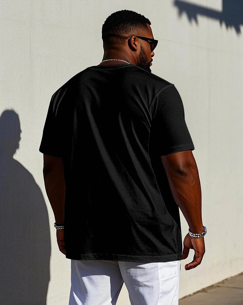 Big & Tall Graphic Streetwear Jeans for big men view 2