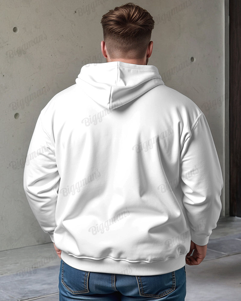 Big & Tall Solid Color Hoodie for big men view 13