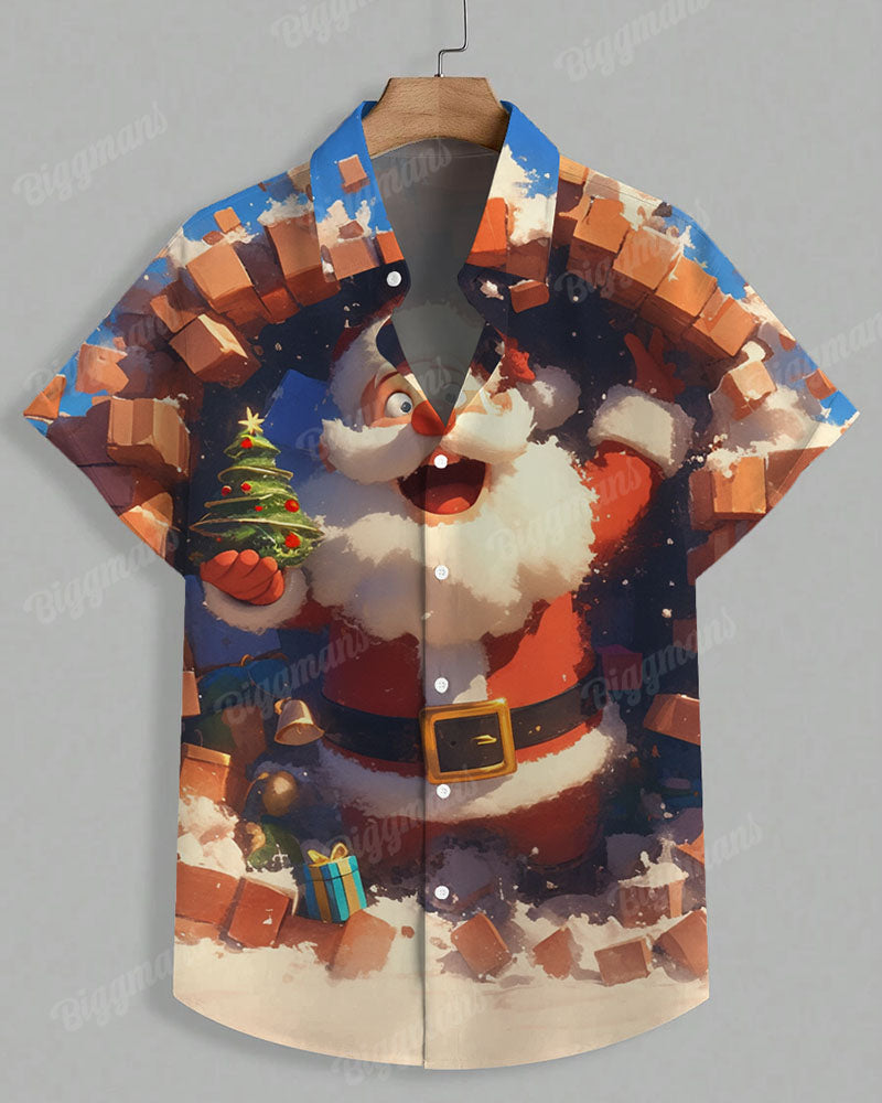 Big & Tall Graphic Short Sleeve Shirt for big men view 2