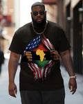 Big & Tall Black T-Shirt for big men