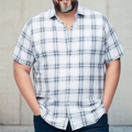 Big & Tall Hawaiian Short Sleeve Shirt for big men